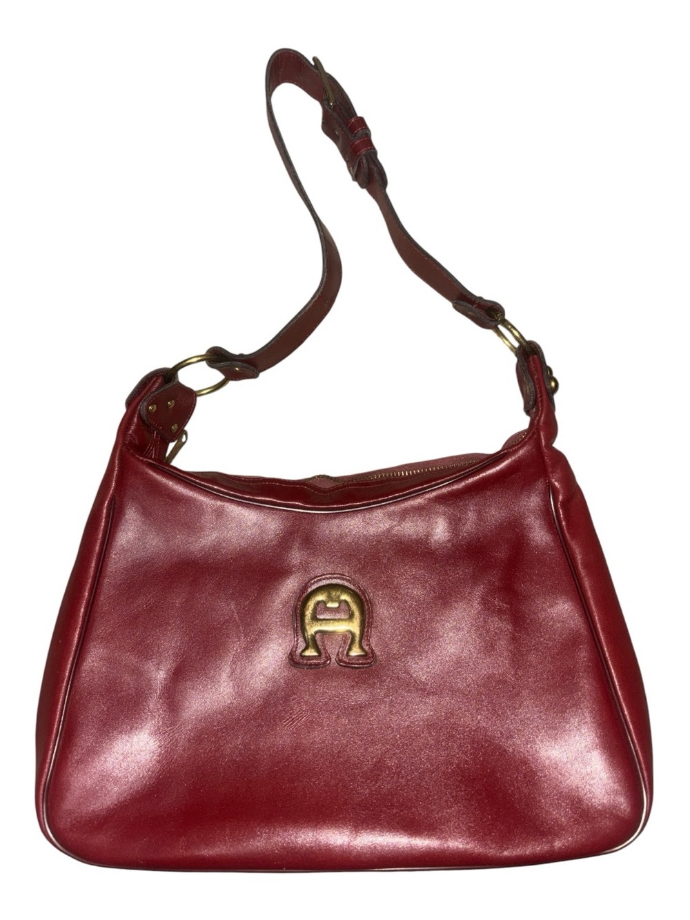 Etienne Aigner leather shoulder bag vintage